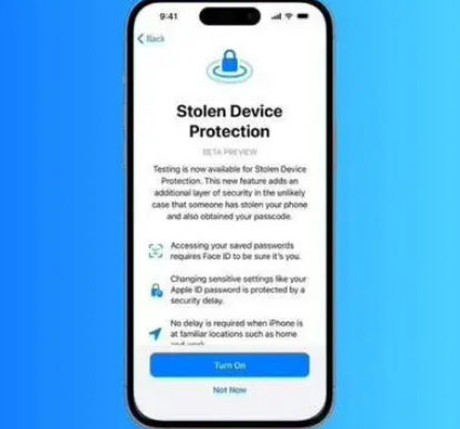 察哈尔右翼后苹果授权维修店分享被盗设备保护功能开启方法 