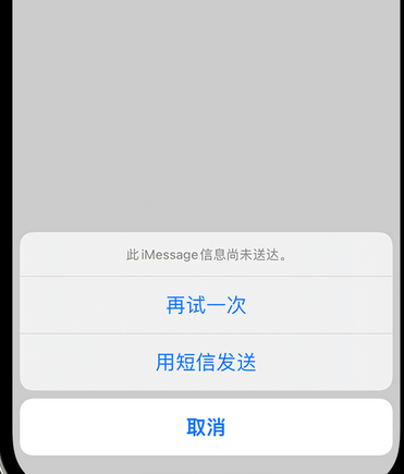 察哈尔右翼后apple维修iPhone上无法正常发送iMessage信息