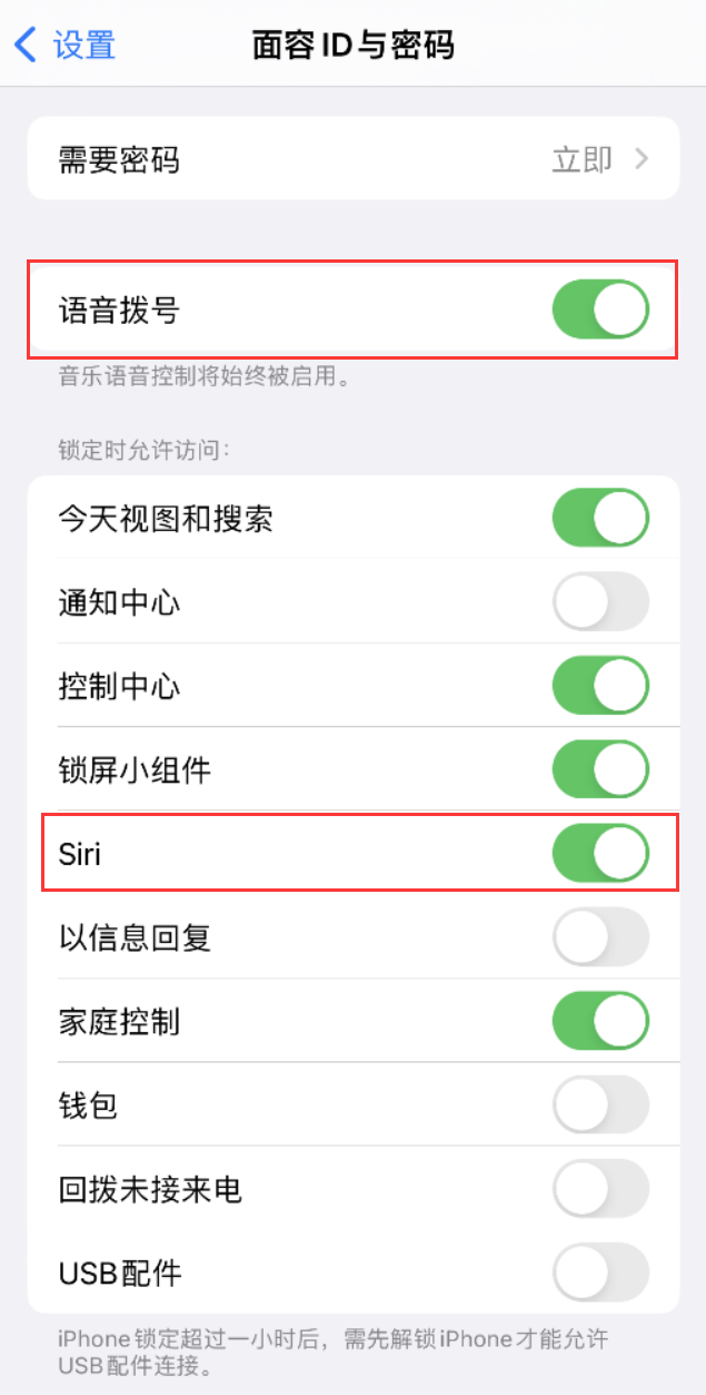 察哈尔右翼后苹果维修网点分享不解锁 iPhone 的情况下通过 Siri 拨打电话的方法 