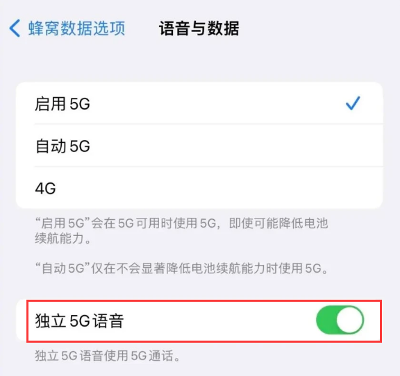 察哈尔右翼后苹果14维修分享iPhone 14 Pro如何开启VoNR 